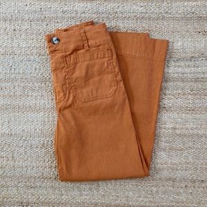 Maeve The Colette Wide-leg Cropped Pants, Size 27